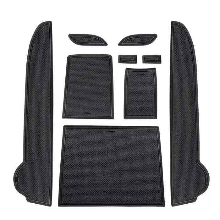 Tapis de porte de voiture à rainure, pour Dacia Spring Electric 2022 2023 2024, tampons de fente ant