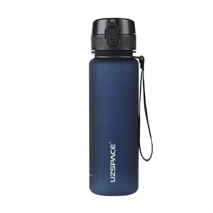Bouteille d'eau portable sans BPA pour enfants et adultes, haute qualité, 500ml, 1000ml, cuillère à