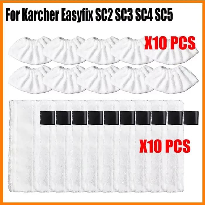 Chiffon de vadrouille pour nettoyeur à vapeur Karcher Easyfix SC2 SC3 SC4 SC5, housse de tampon de n