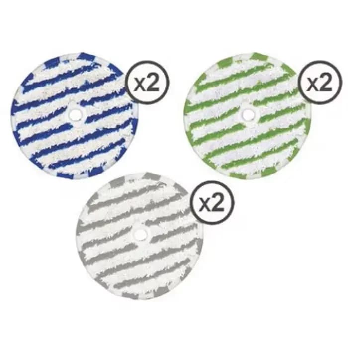 Tampons de nettoyage de remplacement en microfibre, 6 pièces, ZR305A01, adaptés au aspirateur Rowent