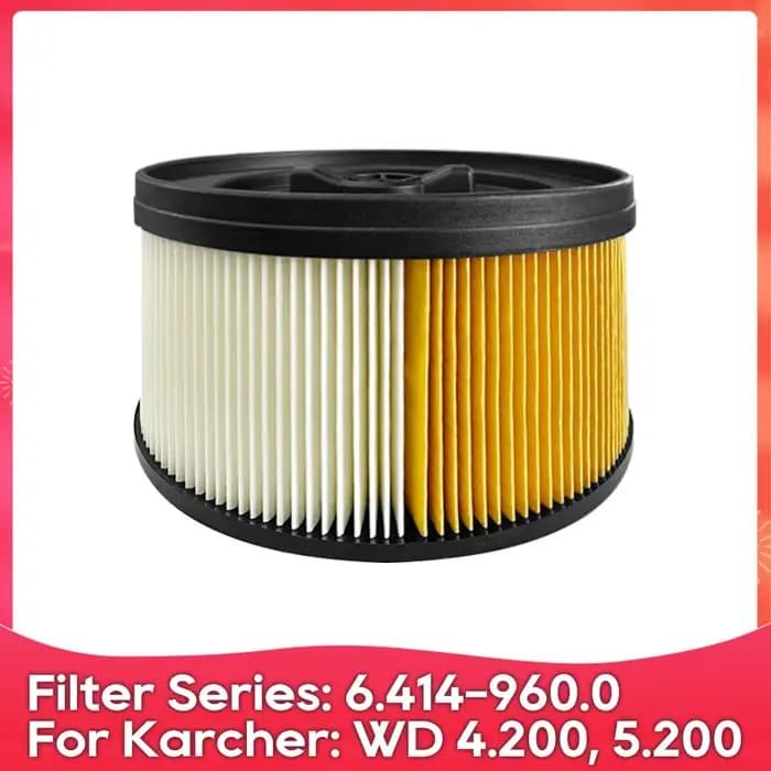 Compatible pour ( Karcher WD 4.200, 5.200 M, 5.300 M, 5.500 M, 5.800 eco!ogic, 6.414-960 ) Accessoir