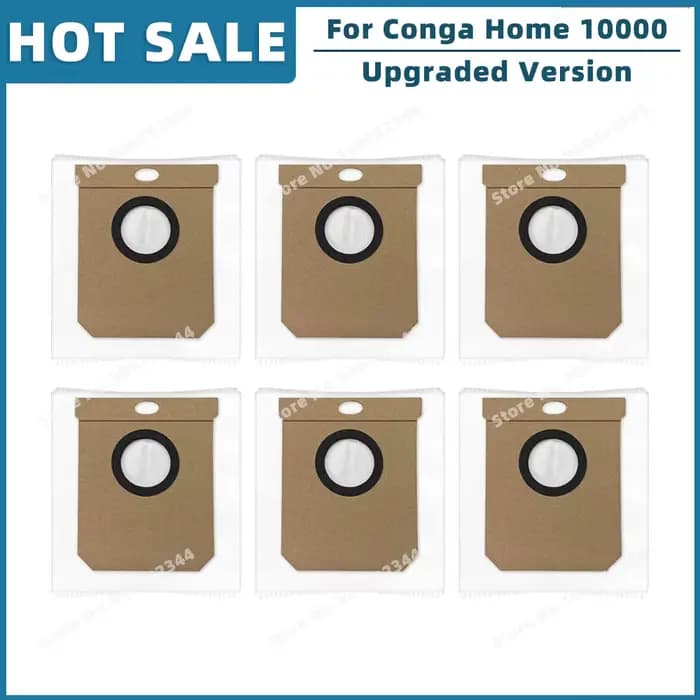 Sac à poussière compatible pour Conga 7490 Ultimate / 8490 Ultimate / 8090 Ultra / 9090 AI, Eufy L50