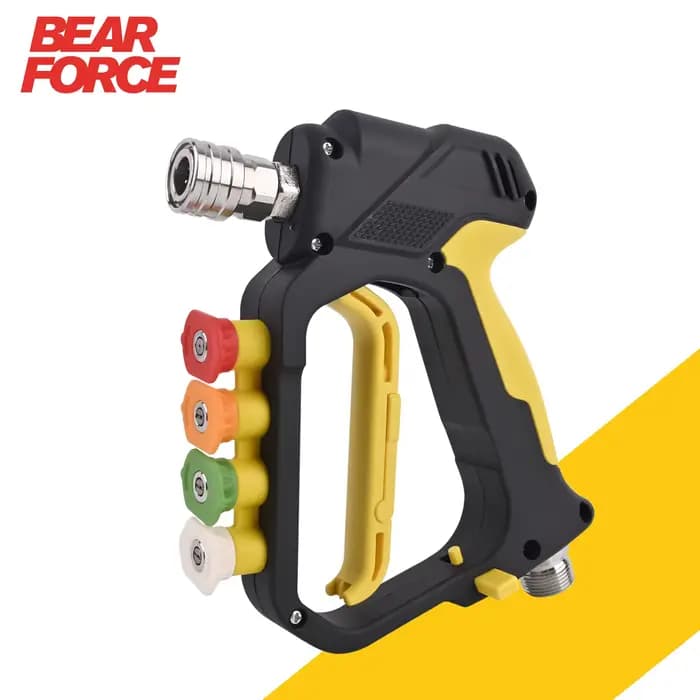 Nettoyeur haute pression Pistolet à jet court Max 5000 PSI avec entrée M22-ID14mm & sortie 1/4” Conn
