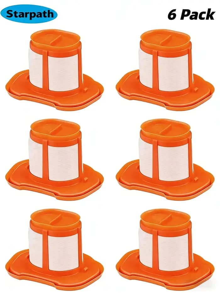 Lot de 6 filtres pour aspirateur à main HHVKF10, compatibles avec BLACK+DECKER, remplacement lavable