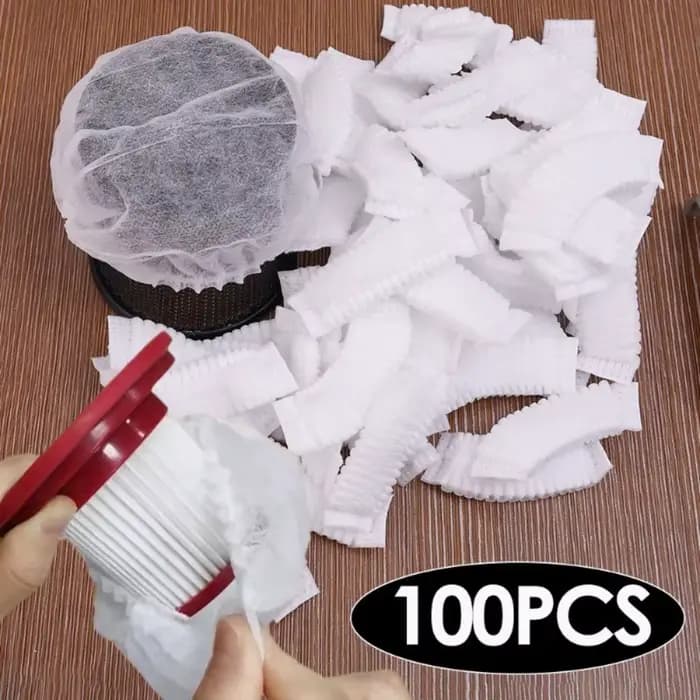 100 pièces filtre pour aspirateur maille housse de protection tissu non tissé pour aspirateur tissu
