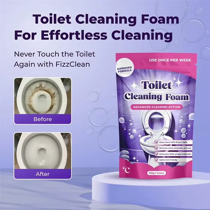 Nettoyant pour toilettes et urinoirs contre les odeurs et la saleté, avec parfum frais longue durée,
