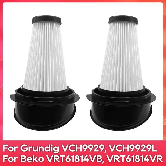 Filtre compatible avec Beko VRT61814VB, VRT61814VR, VRT61818VW, VRT61821V / Grundig VCH9929, VCH9929
