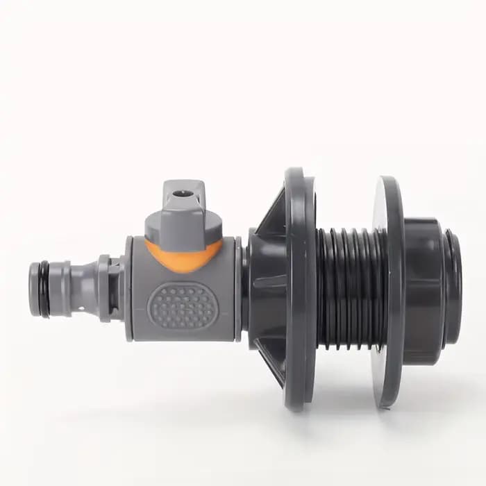 Adaptateur pour baril d'eau PVC/IBC, adaptateur durable pour réservoir d'eau avec valve, kit de conn