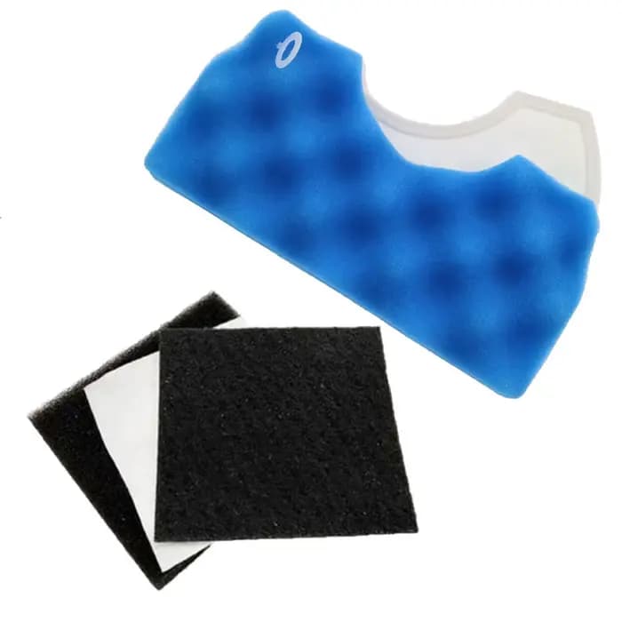 1 ensemble de filtre éponge bleu + 1 ensemble filtre Hepa poussière pour Samsung DJ63-00669A SC43-47