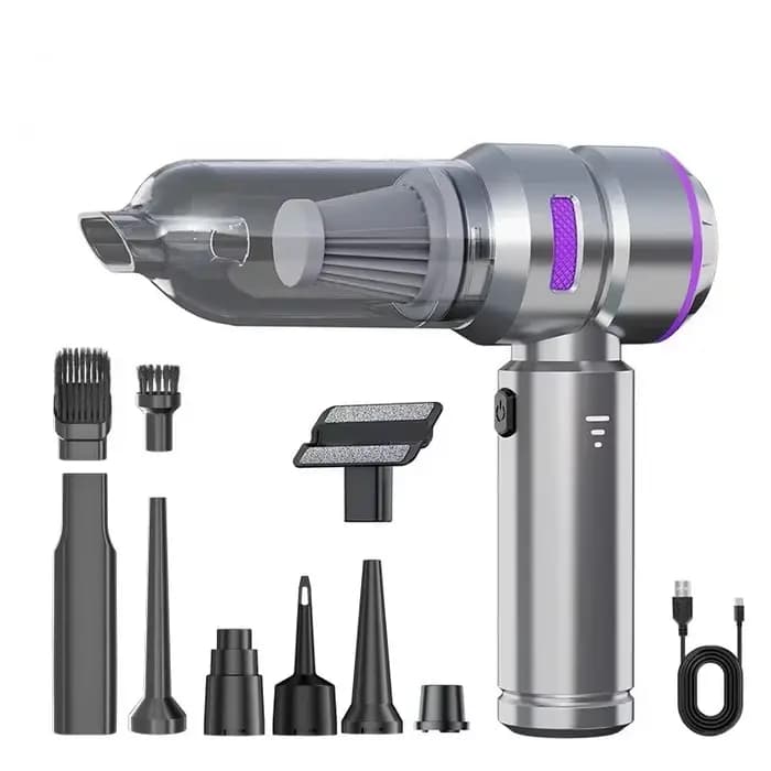 Aspirateur de voiture haute puissance Portable sans fil moteur sans brosse Machine de nettoyage plum