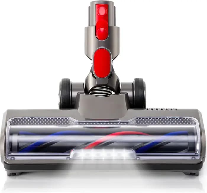 Tête de brosse de nettoyage pour aspirateur Dyson V7 V8 V10 V11 V15, avec rouleau à poils turbo et l