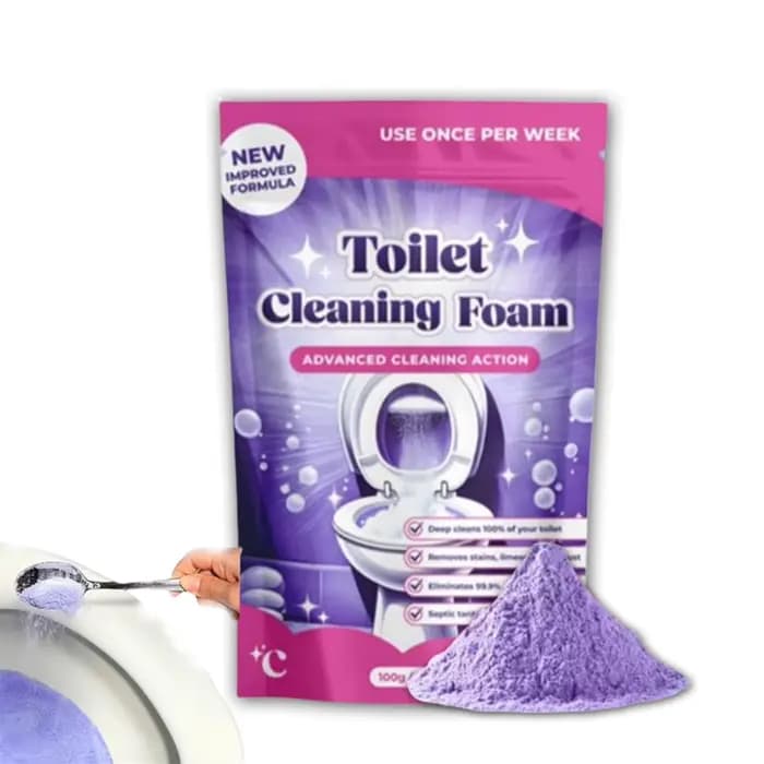 Poudre Nettoyante WC Parfumée Détartrante Anti-Salissures Nettoyant Salle de Bain Agent Nettoyant Pu