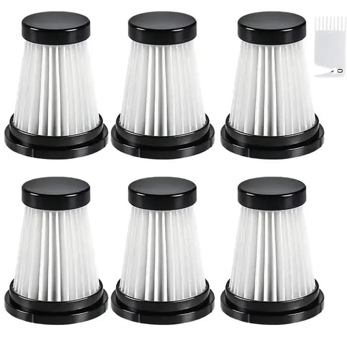 6 filtres HEPA pour aspirateur à main K12 / K12 Pro / K13 et aspirateur à main Genius Invictus.0/2.0