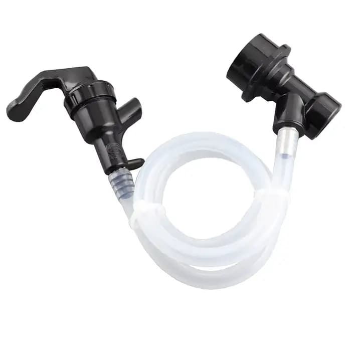 Robinet de pique-nique à assemblage de ligne de bière à serrure à bille, avec tuyau en Silicone de 5