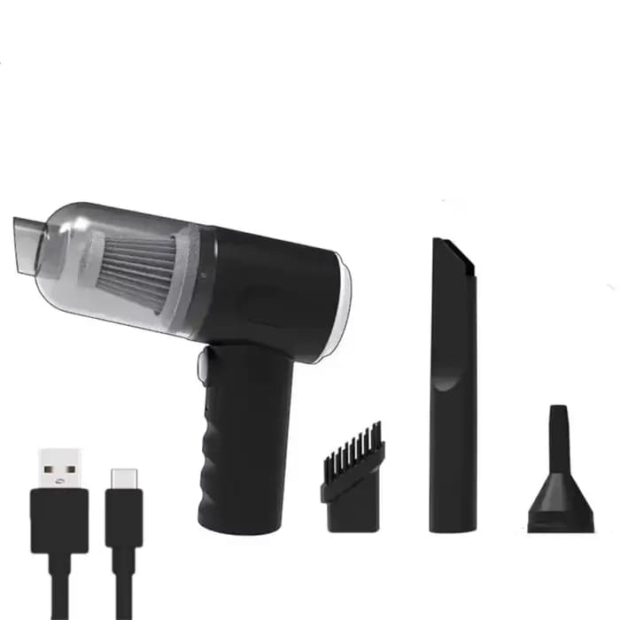Aspirateur de voiture sans fil 9000Pa, recharge USB, 1200mAh, portable, humide et sec, pour le netto
