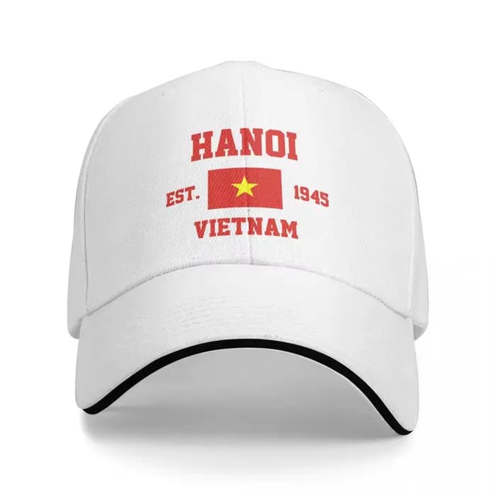 Casquette de baseball Vietnam EST.1945 Hanoi Capital pour hommes, femmes, unisexe, style Hip Hop, ca