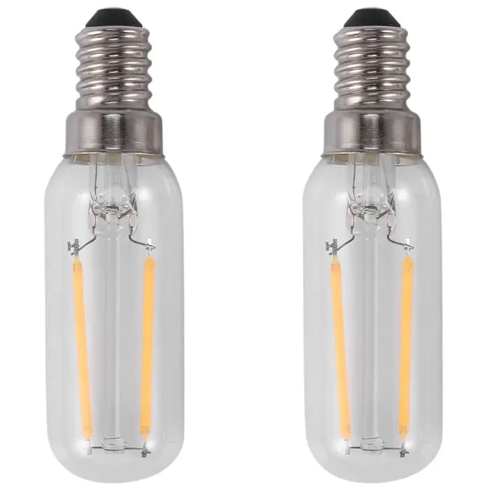 Ampoule LED blanche chaude pour hotte, 2 pièces, E14, 3W