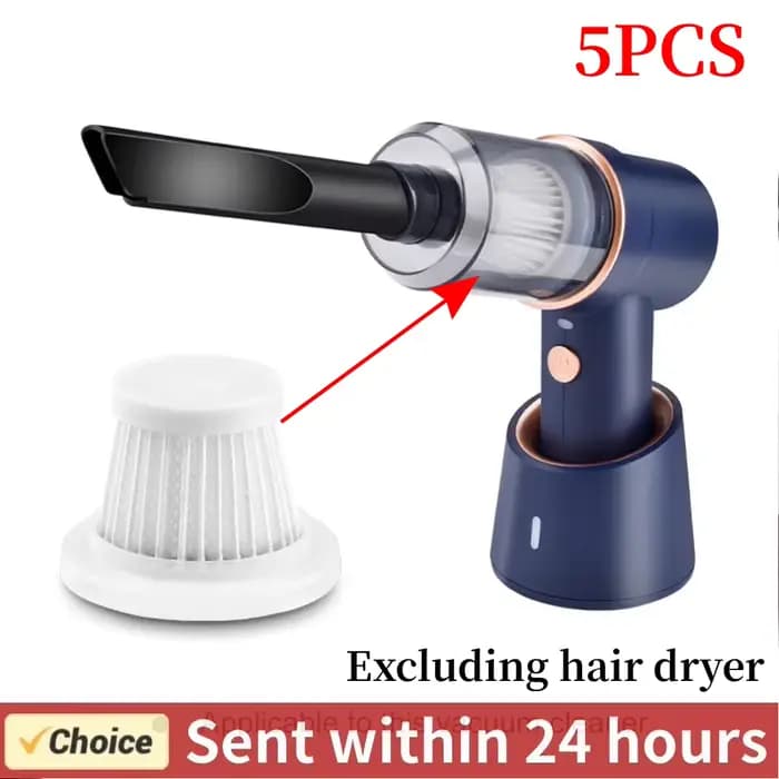 Filtre HEPA portable pour aspirateur de voiture, installation et retrait faciles, accessoires de dét
