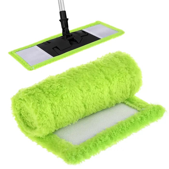 Têtes de balai en microfibre corail lavables pour sols en bois dur, carrelage et stratifié, tampons