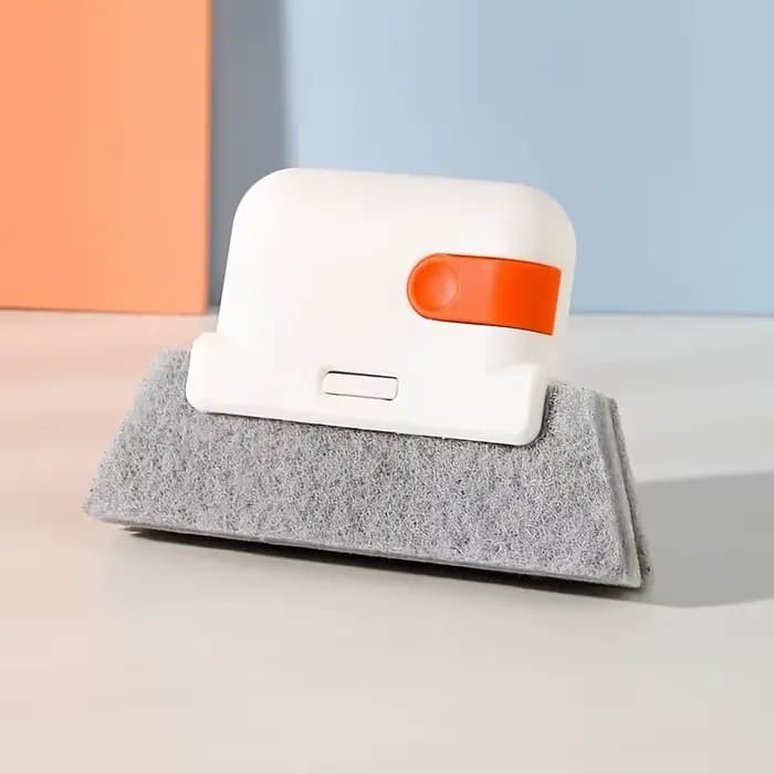 Brosse de nettoyage multifonctionnelle amovible pour fenêtres, rainures de rebords, interstices d'ar