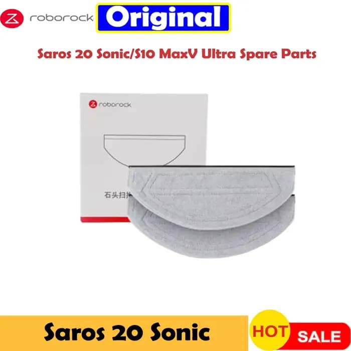 Roborock Saros 20 Sonic Accessory - Brosse principale, filtre, sac à poussière, serpillière pour rob