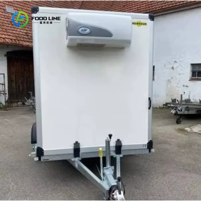 Remorque frigorifique sur mesure, best-seller, pour le transport de produits surgelés et réfrigérés