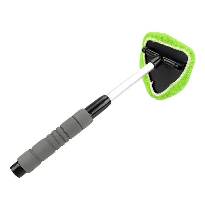 Nettoyeur de vitres télescopique en microfibre, éliminateur de brume de grattage de vitres, brosse d