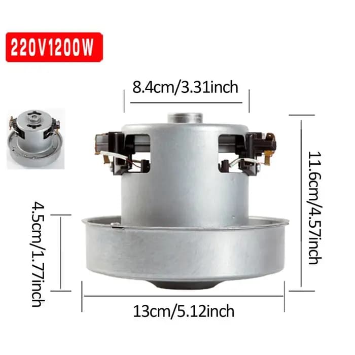 Moteur universel pour aspirateur 1200W 220V