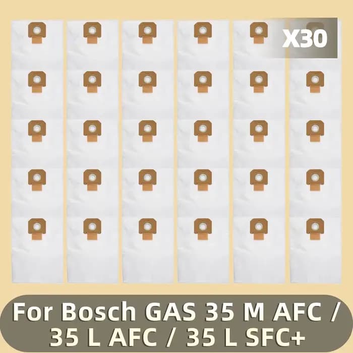 Sac à poussière Compatible pour Bosch GAS 35 M AFC / 35 L AFC / 35 L SFC +