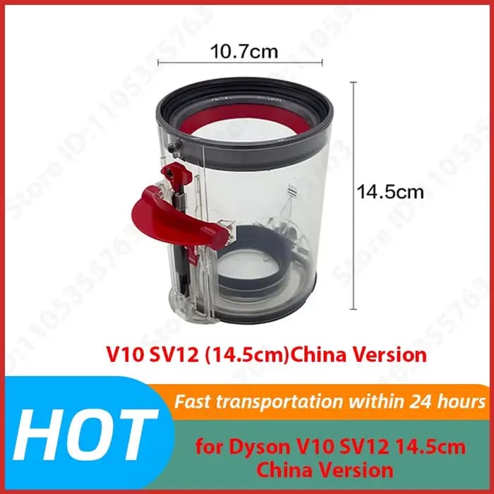 Conteneur de poussière pour aspirateur Dyson V10 SV12