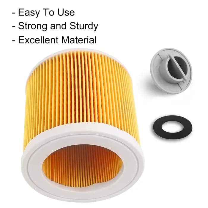 Cartouche de filtre à poussière d'air pour aspirateur sec Karcher
