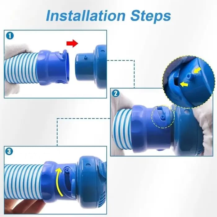 Accessoires adaptateur de tuyau d'aspirateur de piscine pour nettoyeur