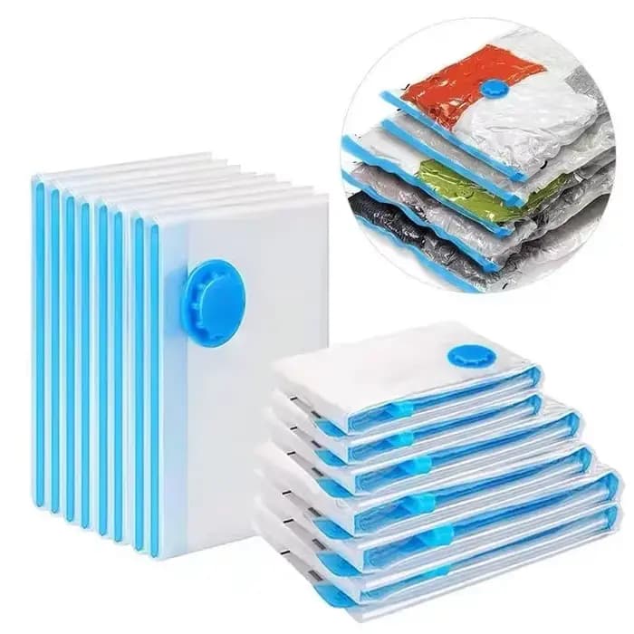 Sac sous vide et couvercle de pompe pour le rangement des vêtements