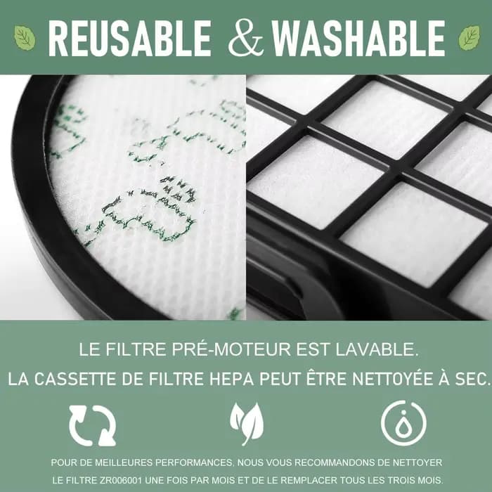 Filtres Aspirateurs pour Rowenta X-Trem Power Cyclonic/Silence Force Cyclonic RO69xx RO72xx RO6924EA RO6931EA RO7266EA