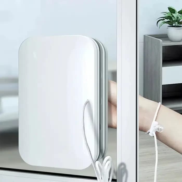 Brosse de nettoyage de vitres magnétique double face