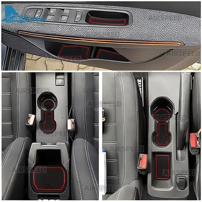 Tapis de rainure de porte de voiture pour Dacia Jogger hybride 2021 2022 2023 2024 2025, tapis de fente antidérapant, intérieur automobile, accessoires Dacia Jogger