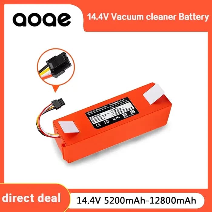 Batterie de remplacement pour aspirateur robot Xiaomi Roborock S55 S60 S65 S50 S51 S5 MAX S6