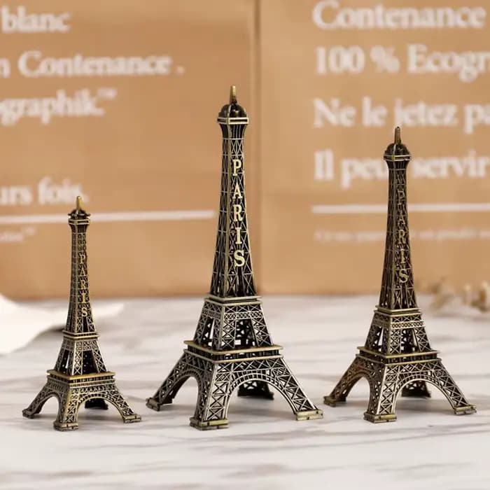 Tour Eiffel de Paris, artisanat en métal, accessoires de décoration pour la maison, Figurine, modèle Souvenir, cadeau, décor de bureau, tour Eiffel