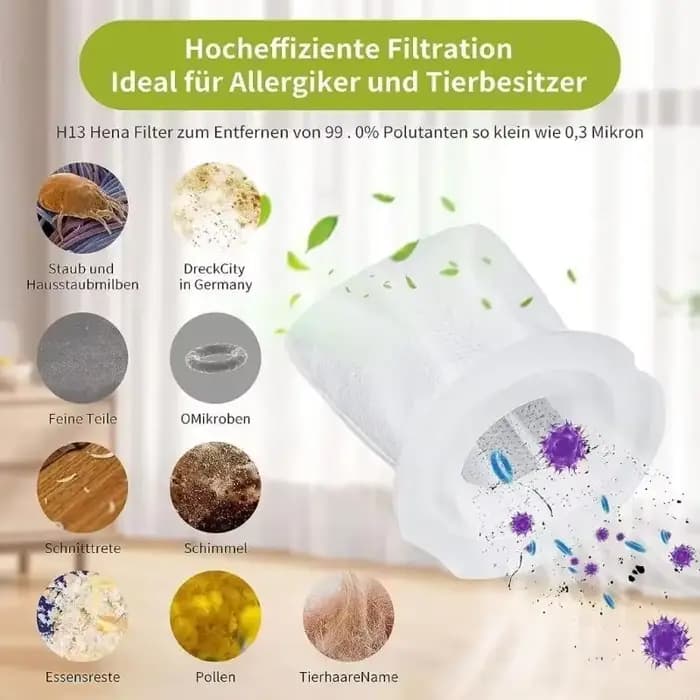 6 Filtre d'aspirateur pack