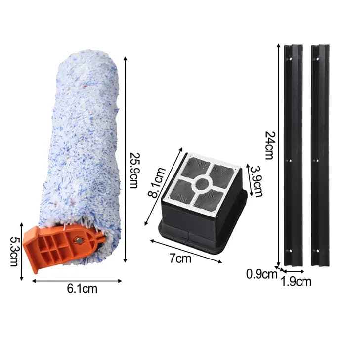 Kit de grattoir en caoutchouc pour aspirateur sans fil ILIFE W90