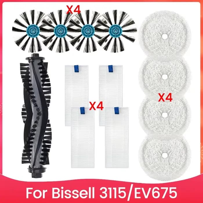 A69E13PCS aspirateur brosse filtre et vadrouille tissu ensemble pour Bissell 3115 EV675