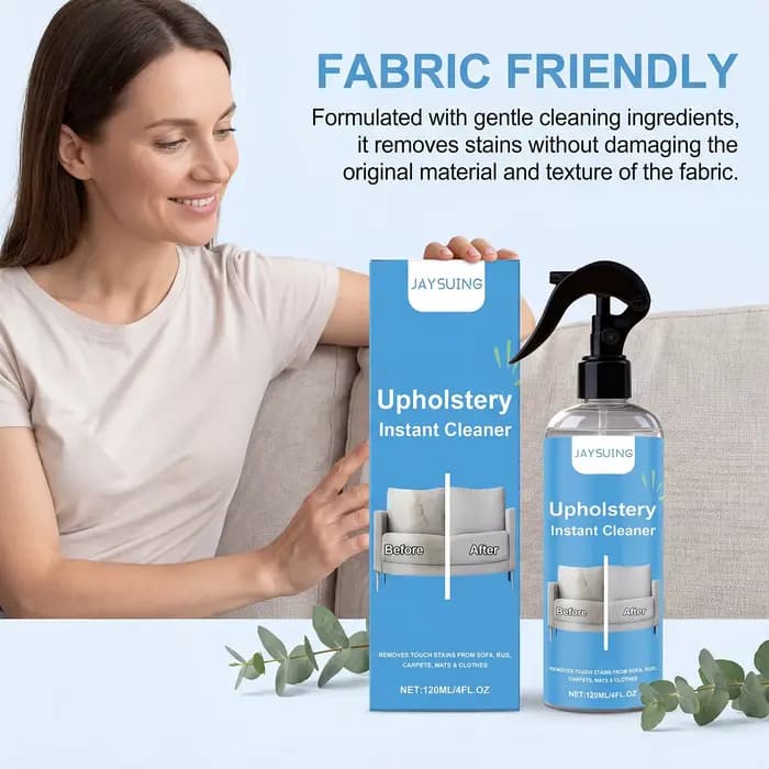 Nettoyant textile ménager en spray – Nettoyage doux pour canapés et vêtements – Détachant rapide