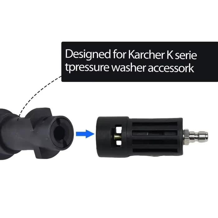 Adaptateur pour nettoyeur haute pression 1/4 à connexion rapide