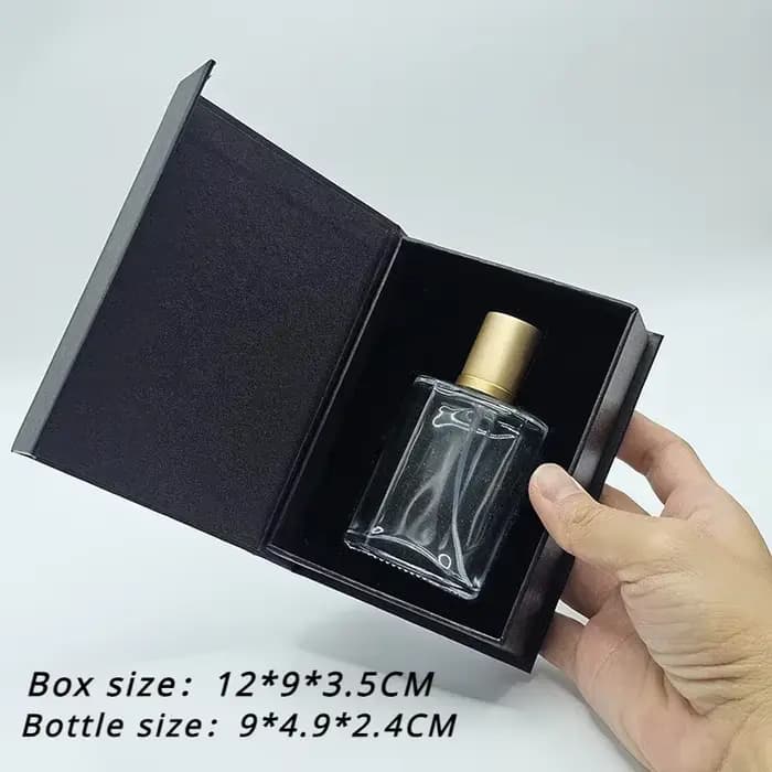 Flcopropriété vaporisateur de parfum atomiseur avec éponge à l'intérieur, logo personnalisé, bouteille de recharge avec boîte d'emballage, 30ml, 20 pièces par lot