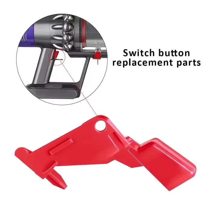 Bouton de commutation d'alimentation de déclenchement amélioré pour aspirateur Dyson V10 V11 V12 V15