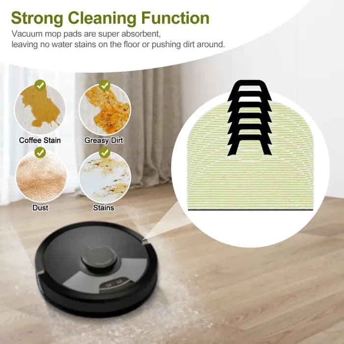 Tampons de rechange pour aspirateur robot Shlavabo