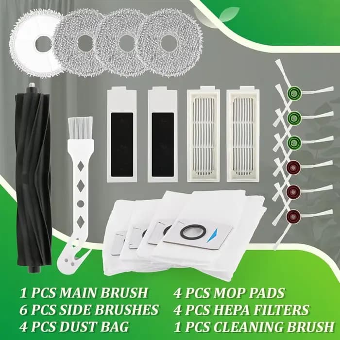 Kit de pièces de rechange Keep T20 Omni pour accessoires ECOVACS DEEBOT T20 Max/T20 Pro/T20e