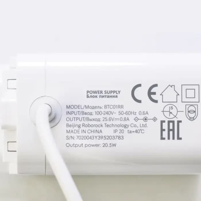 Véritable adaptateur secteur pour aspirateur à main Xiaomi Mijia SCWXCQ01RR 25.6V 0.8A chargeur alimentation