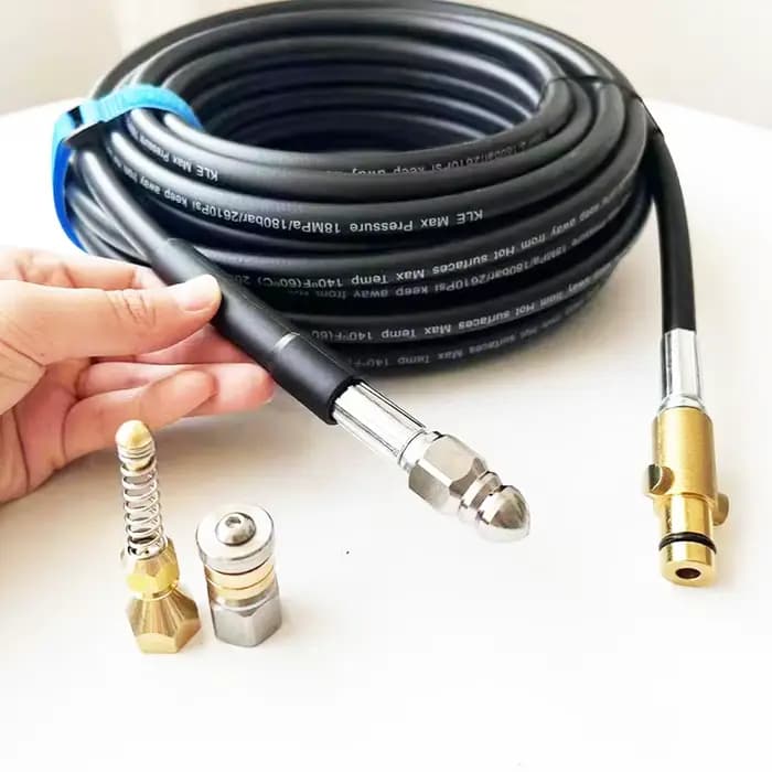 Tuyau de nettoyage de canalisations haute pression 0,5~40M | Tuyau de nettoyage de canalisations pour Nilfisk Stihl | Déboucheur de tuyaux