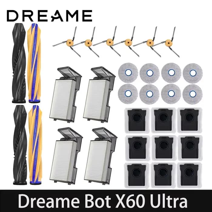 Pièces détachées et consommables pour robot aspirateur Dreame X60 Ultra : brosse principale